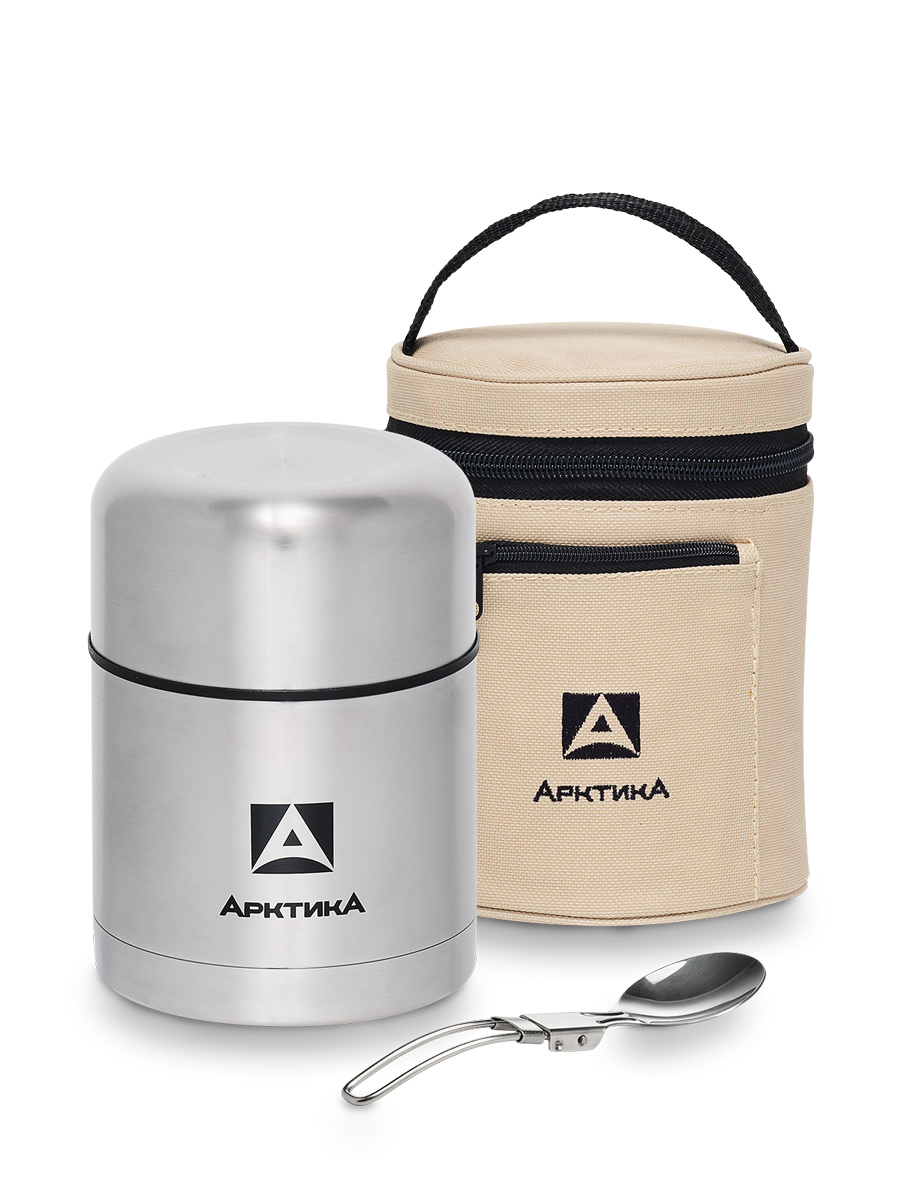 Термос Арктика 301-500А с широким горлом 0,5л в чехле