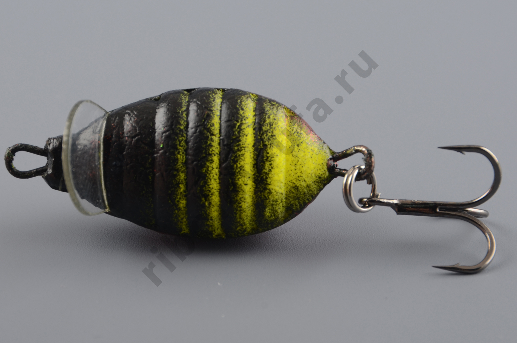 Воблер Белоречье Кренк Жук 3D 2гр тройник №10, цв. 2602