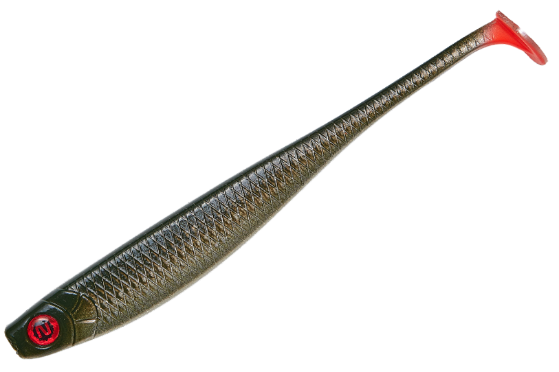 Силиконовая приманка Narval Fishing Skinny 12см #046-Black Silver (4шт/уп)