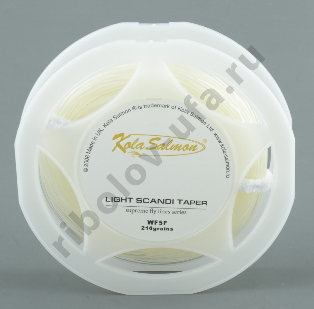 Шнур нахлыстовый Kola Salmon Light Scandi Taper WF8F Clear
