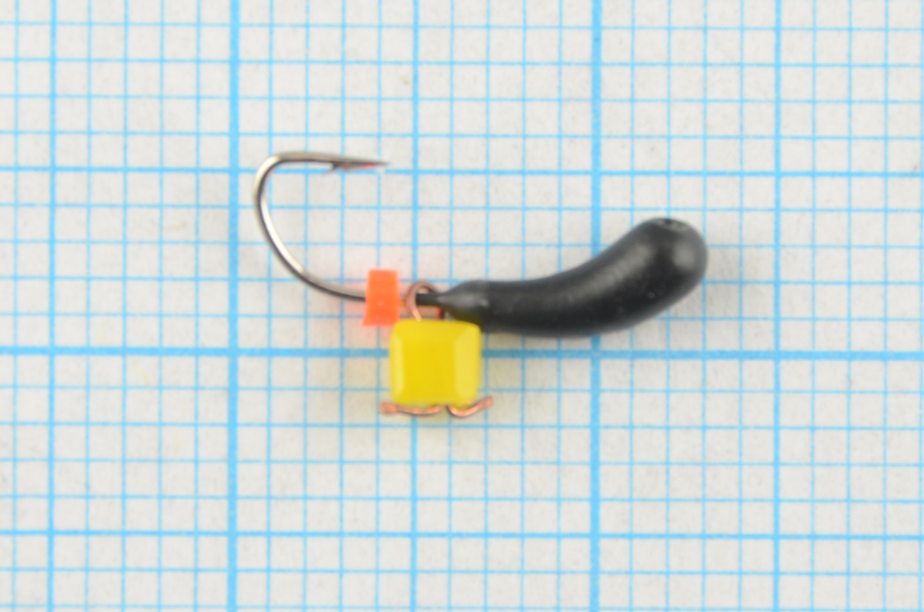 Мормышка Мир Вольфрама Уралка сырный кубик подвесной д. 2,5 мм