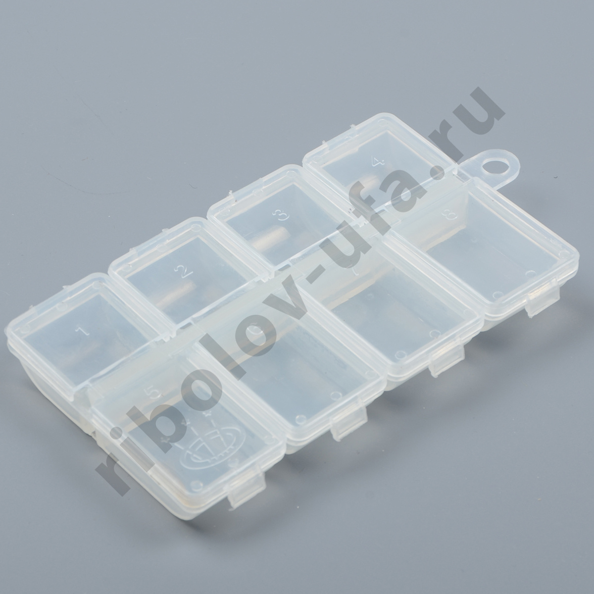 Коробка Kosadaka 10.5*5.5*1см для крючков и мелочей, прозрачная TB-S23-CL