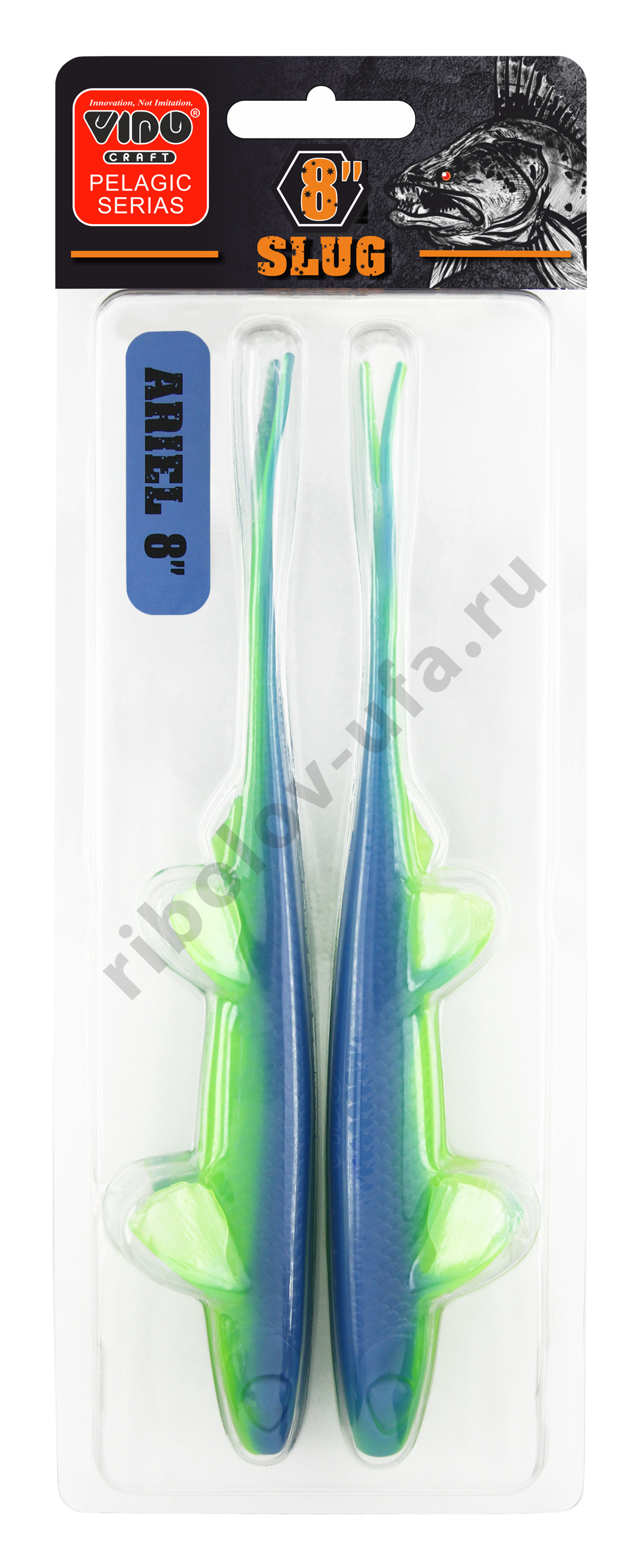 Силиконовая приманка Vido Ariel 20см цв.03