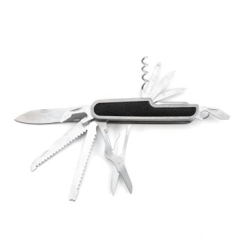 Мультитул Следопыт 11 предметов, прорезиненная ручка PF-MT-02