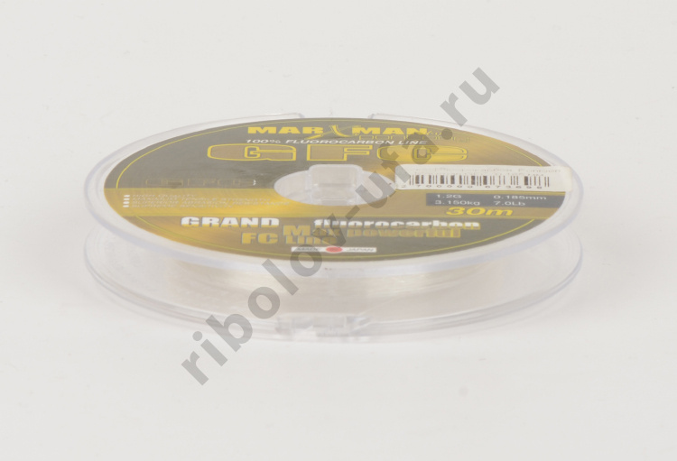 Леска флюорокарбон. Pontoon 21, Marxman GFC, 0.205мм, (1.5G), 3.6кг, 8lb, 30 м