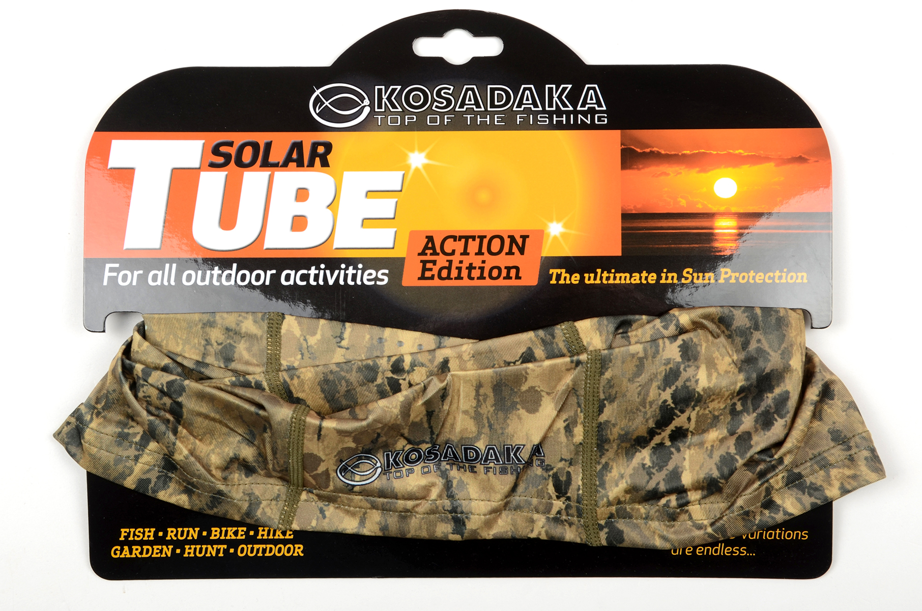 Маска бафф Kosadaka Ice Silk Sunblock UV защита, цв. Sand Snake