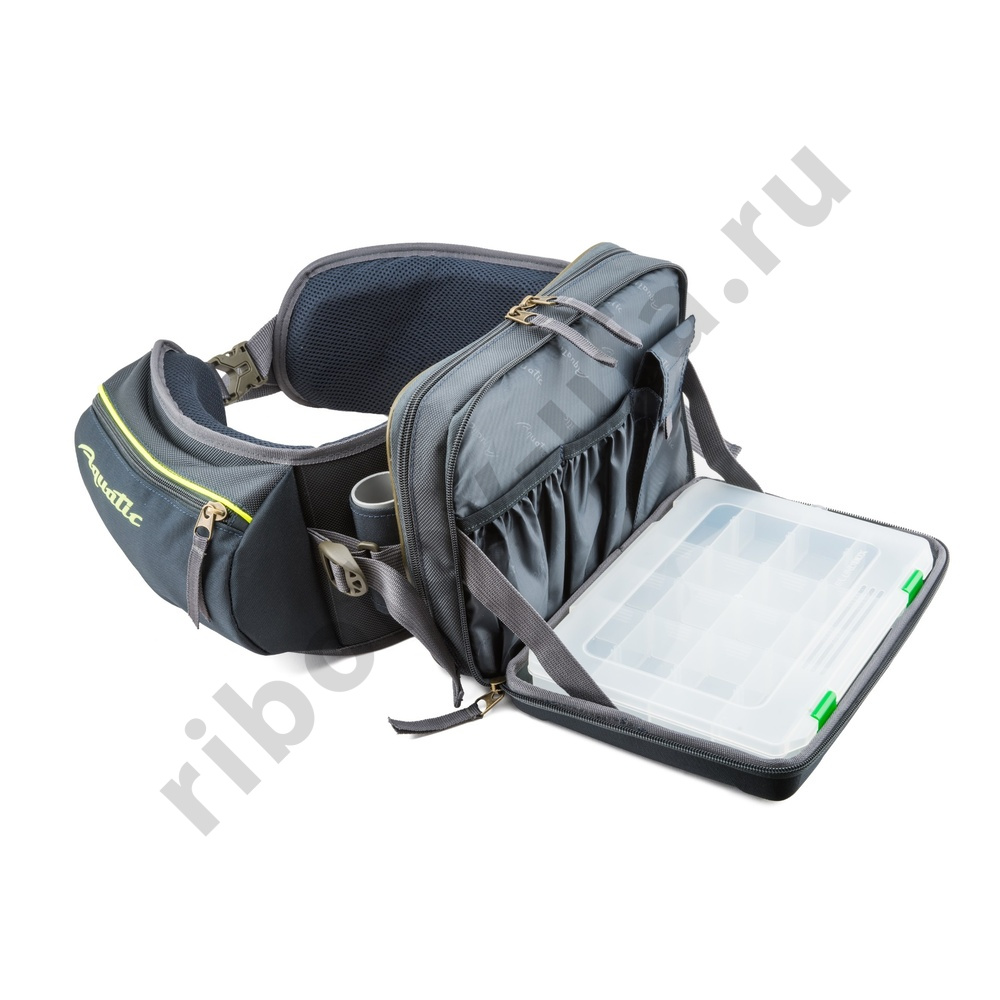 Пояс Aquatic разгрузочный ПР-04 с коробками fisherbox ПР-04 синий