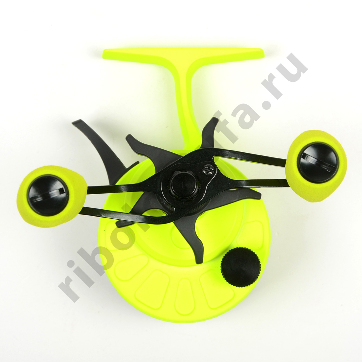 Катушка зимняя мульт. Jig It Team Dubna Vib Special G2, Lime left hand