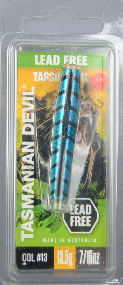 Блесна Wigston Lures Tasmanian Devil Lead Free 13гр #13 Predator LF