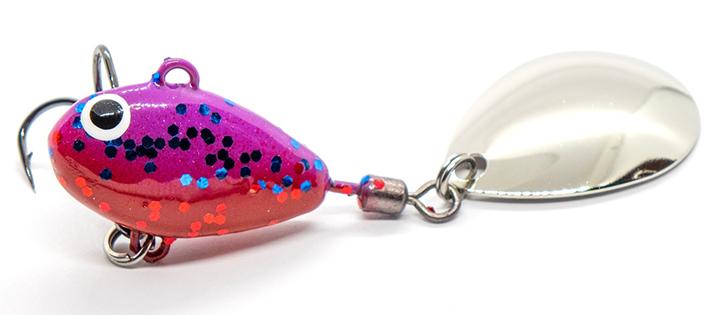 Тейл-спиннер UF Studio Hurricane 35гр. 45мм. кр. тройник цв. Cosmos