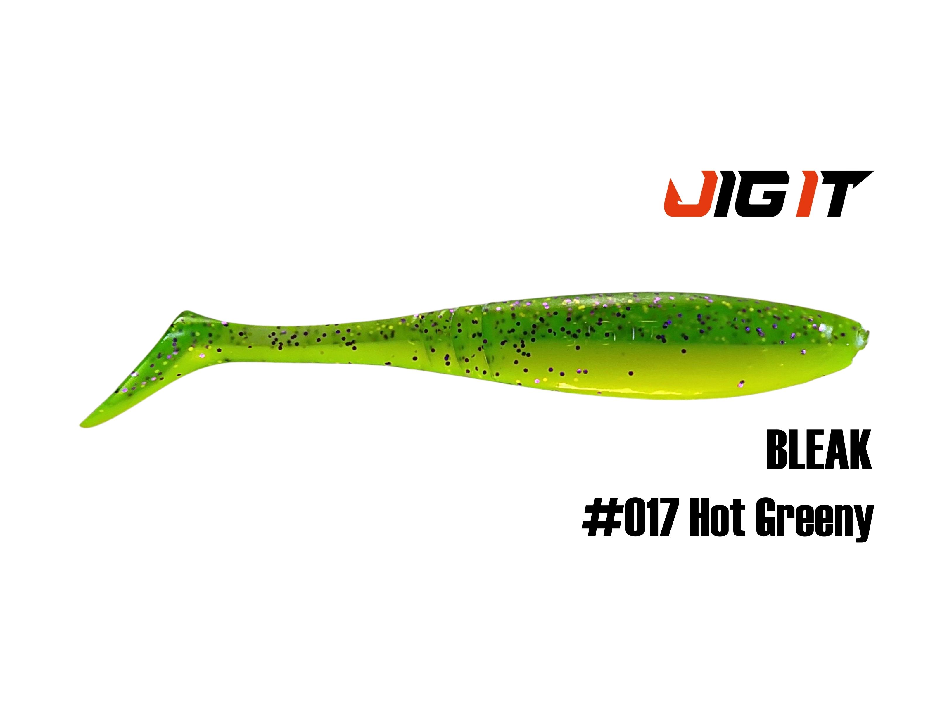 Силиконовая приманка Jig It Bleak 5,2in, 13см цв. 017 чеснок 