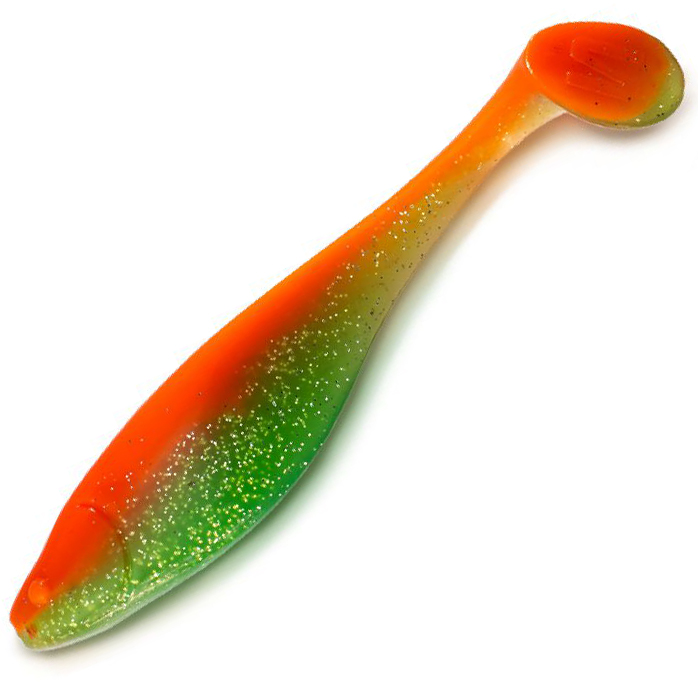 Силиконовая приманка Narval Commander Shad 10cm #023-Carrot (5шт/уп)