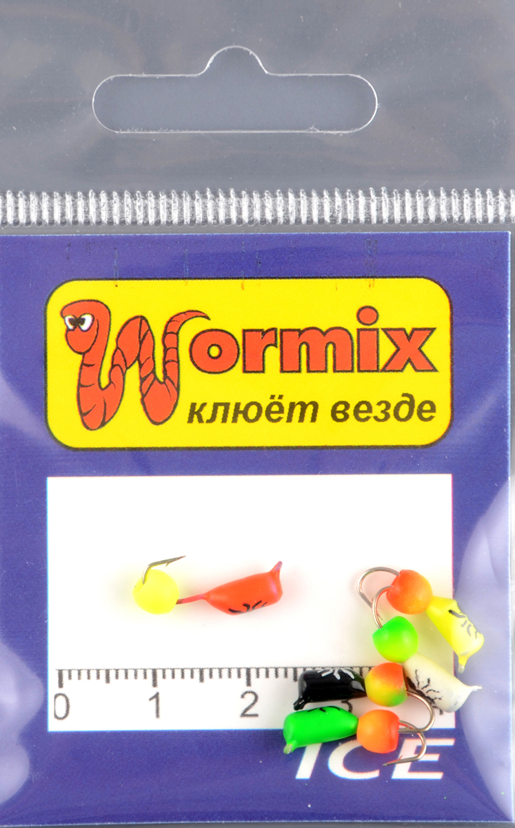 Набор мормышек Wormix материал WCP 28 Столбик d.3мм 0,63гр 