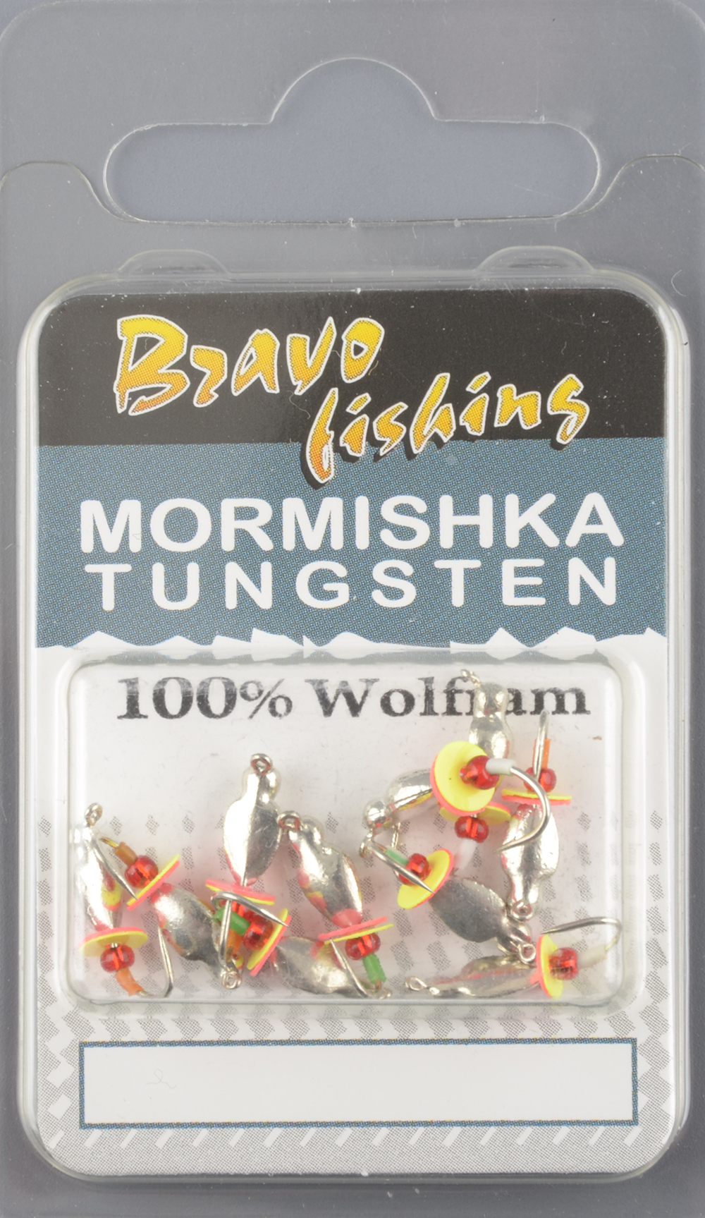 Мормышка вольфрам Bravo Fishing Нимфа с ушком безмотылка паетка бисер 3.0 мм Sil