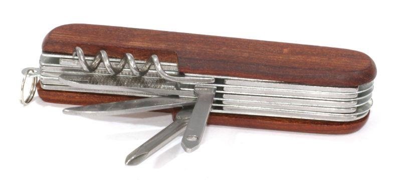 Мультитул Следопыт 11 предметов, деревянная ручка, в коробке PF-MT-12