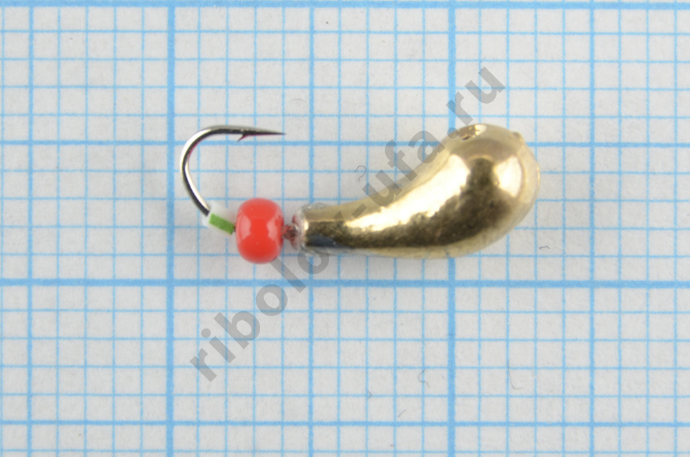 Мормышка вольфрам Bravo Fishing Чесночинка с отверстием, 4.0 мм 1.15 гр Go