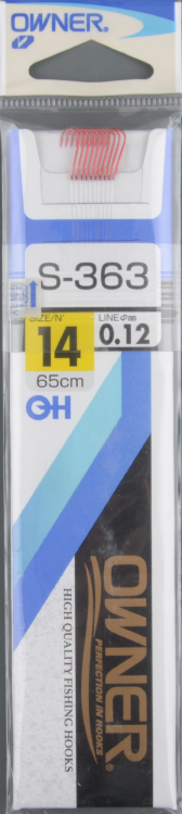 Крючок с поводком Owner S-363 №14 (50363) 0,12