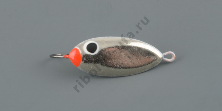 Блесна зимняя Пирс Суперкаст 1,8 гр., нейзильбер+СН с 1-м крючком