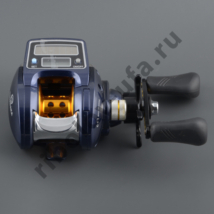 Катушка мульт. Kosadaka мульт Atlas CS 201 L (леворукая) с эл.счетчиком лески