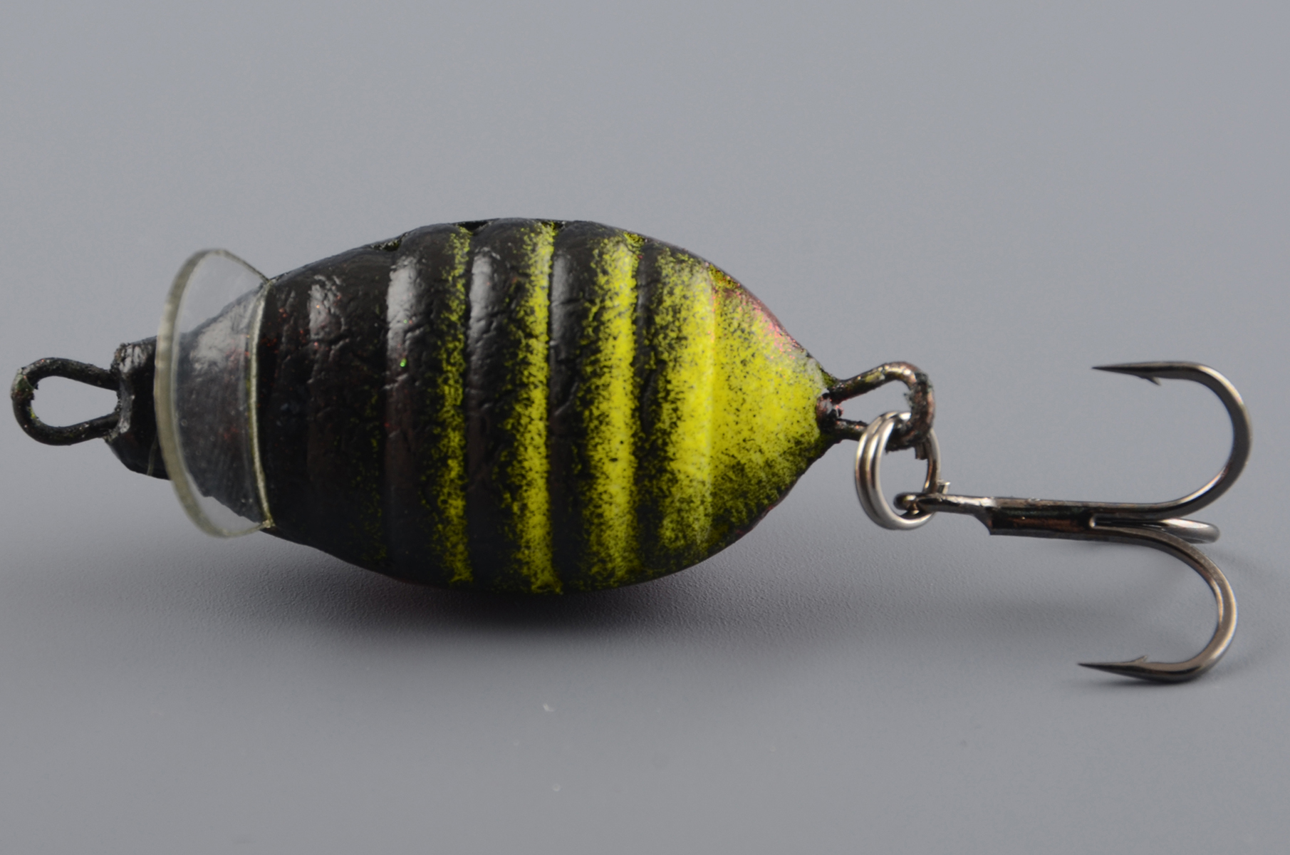 Воблер Белоречье Кренк Жук 3D 2гр тройник №10, цв. 2602