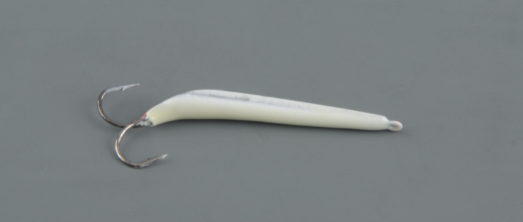 Блесна зимняя Пирс Гвоздик большой 2,1 гр, нейзильбер+СН, с 2-мя крючками