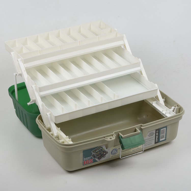 Ящик рыболовный Три Кита ЯР-3 (440*220*200) 3 лотка 