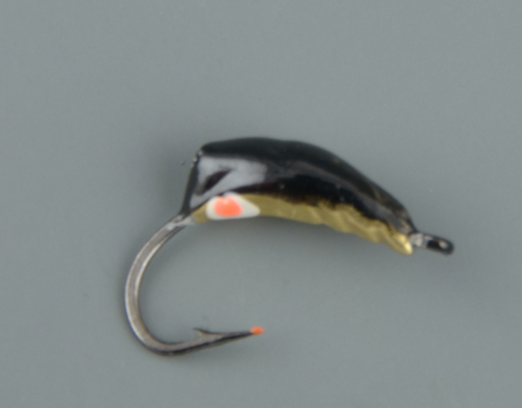 Мормышка вольфрам. Санхар Кобра узкая №1 латунь (10шт/уп)