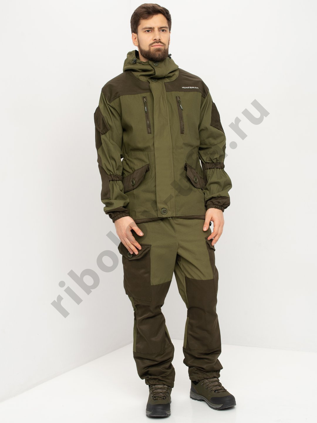 Костюм летний Huntsman Горка-5 цв. Зеленый ткань Палатка/Грета р. 56-58 рост 182-188 на молнии