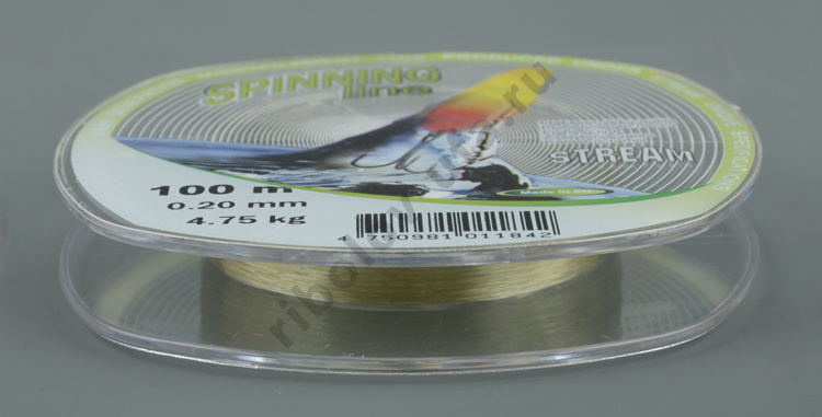 Леска Stream Spinning Line 100м, 0.28мм