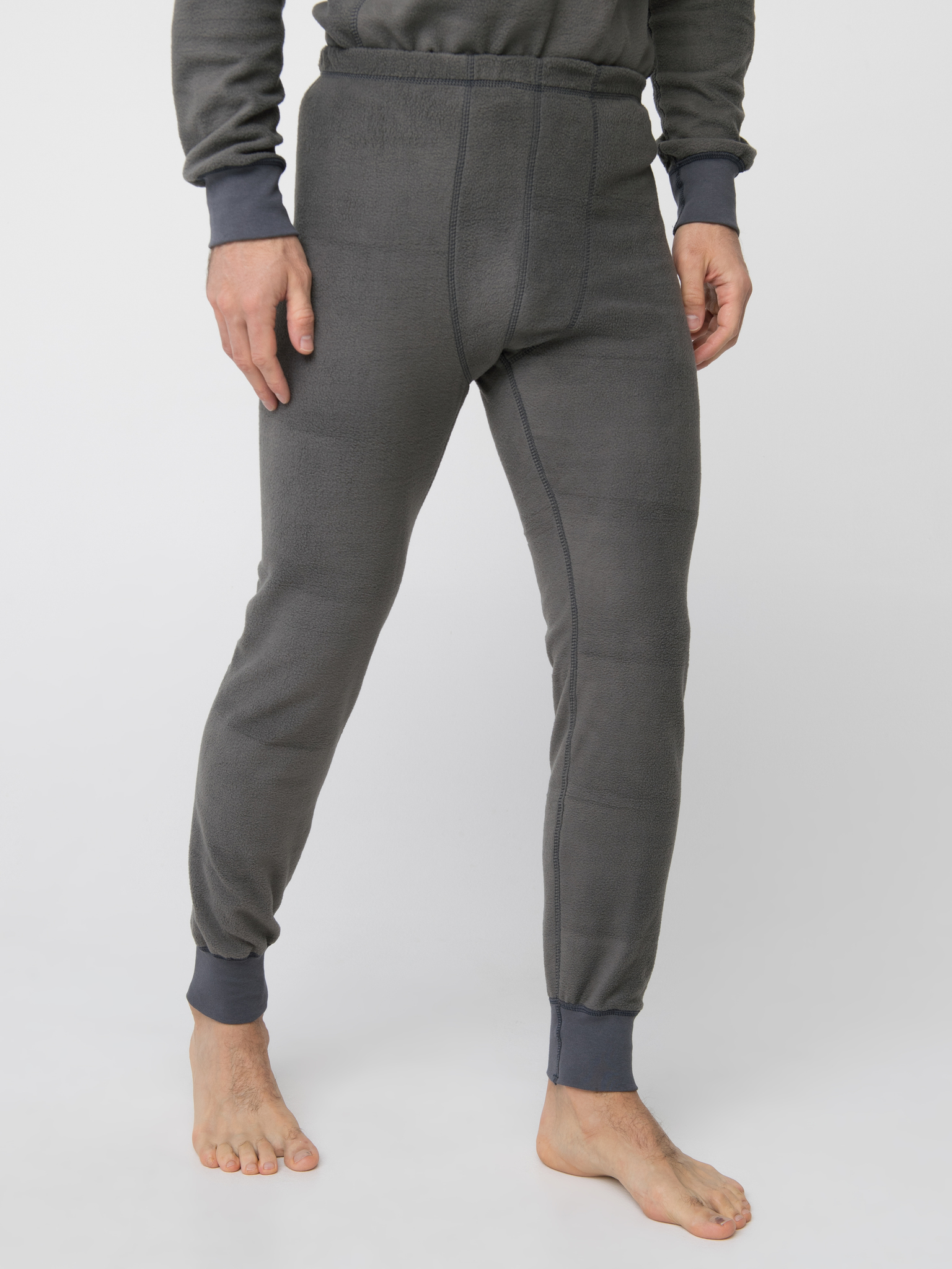 Термобелье Huntsman Thermoline цв.Серый, ткань Флис р. 48-50 рост L