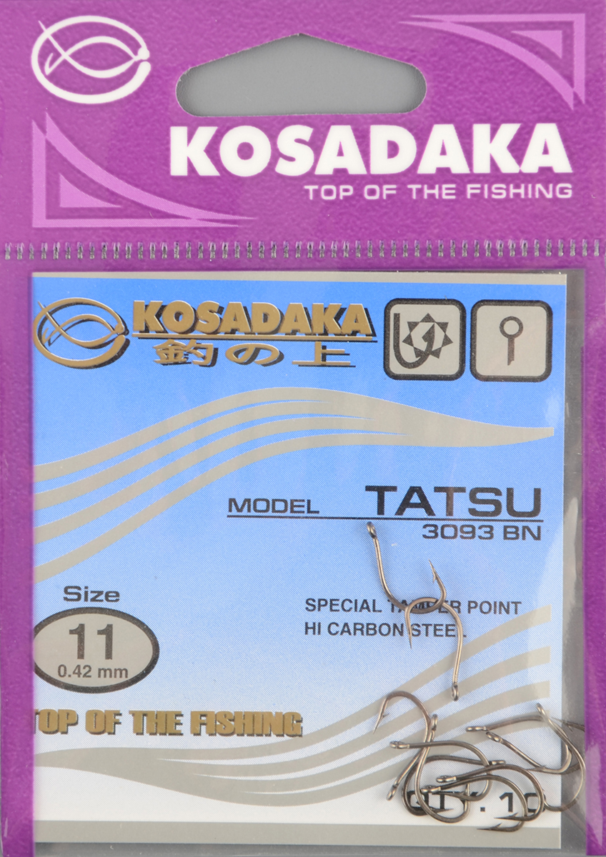Одинарные крючки Kosadaka Tatsu BN №11