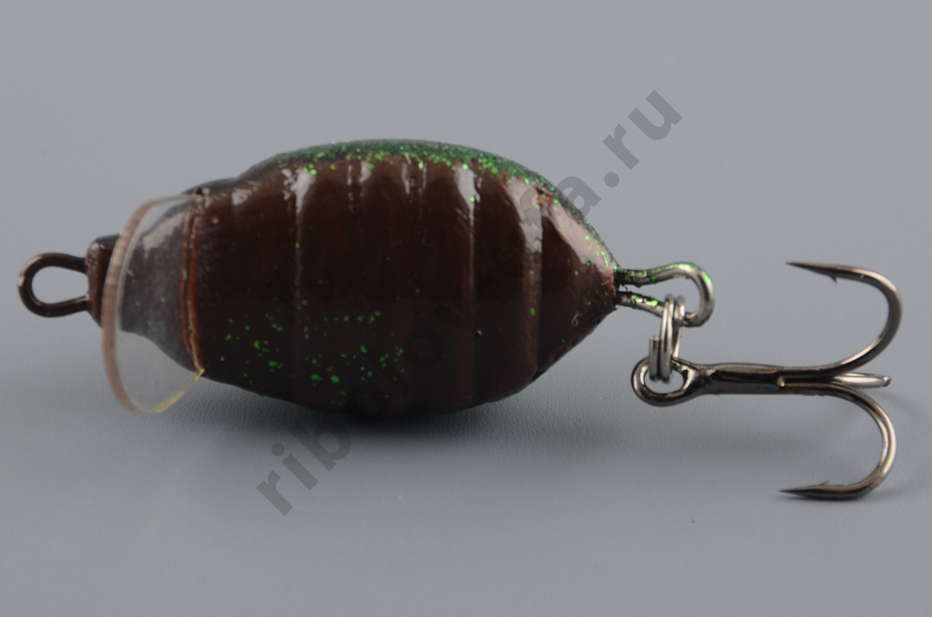 Воблер Белоречье Кренк Жук 3D 2гр тройник №10, цв. 2806