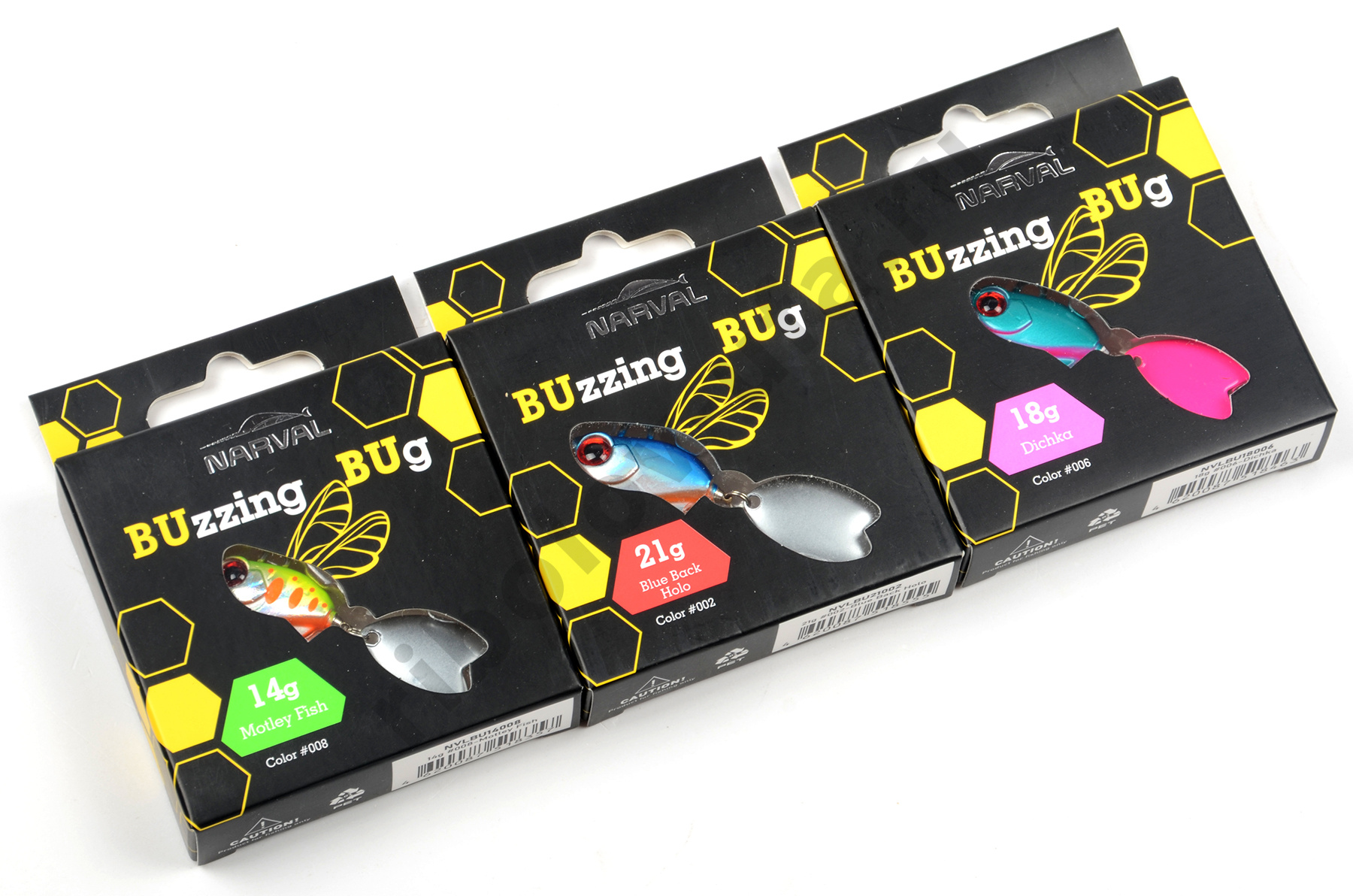 Тейл спиннер Narval Fishing Buzzing Bug 14g #003-Chartreuse