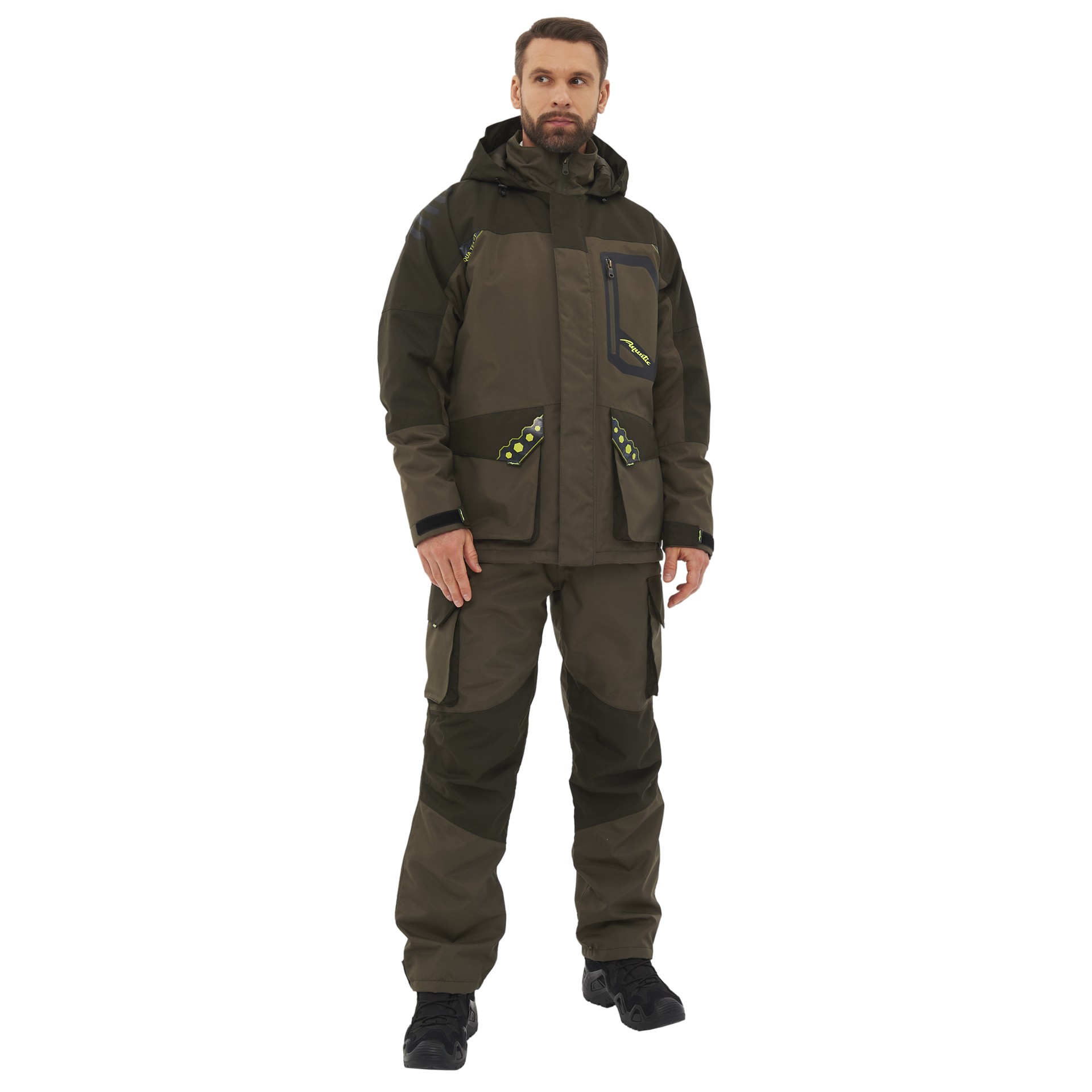 Костюм Aquatic демисезонный К-10Х (мембрана: 10000/10000 цв.хаки) р. 54-56