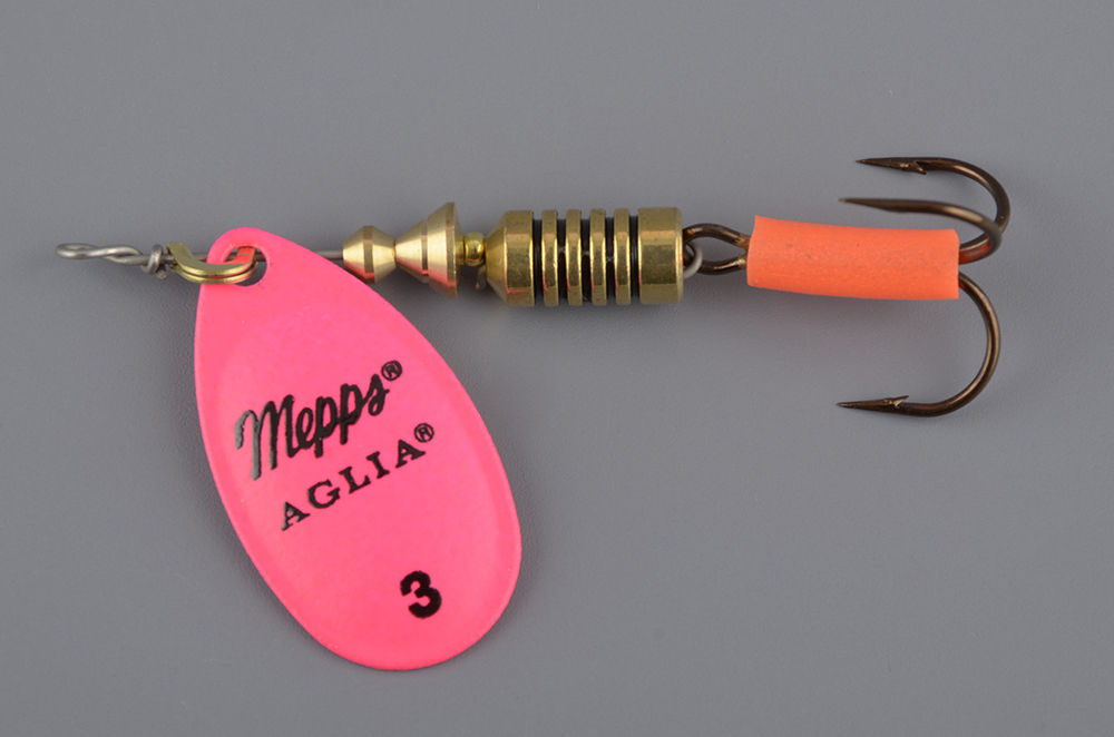 Блесна Mepps Aglia Fluo № 3, розовый (6.5 гр.)