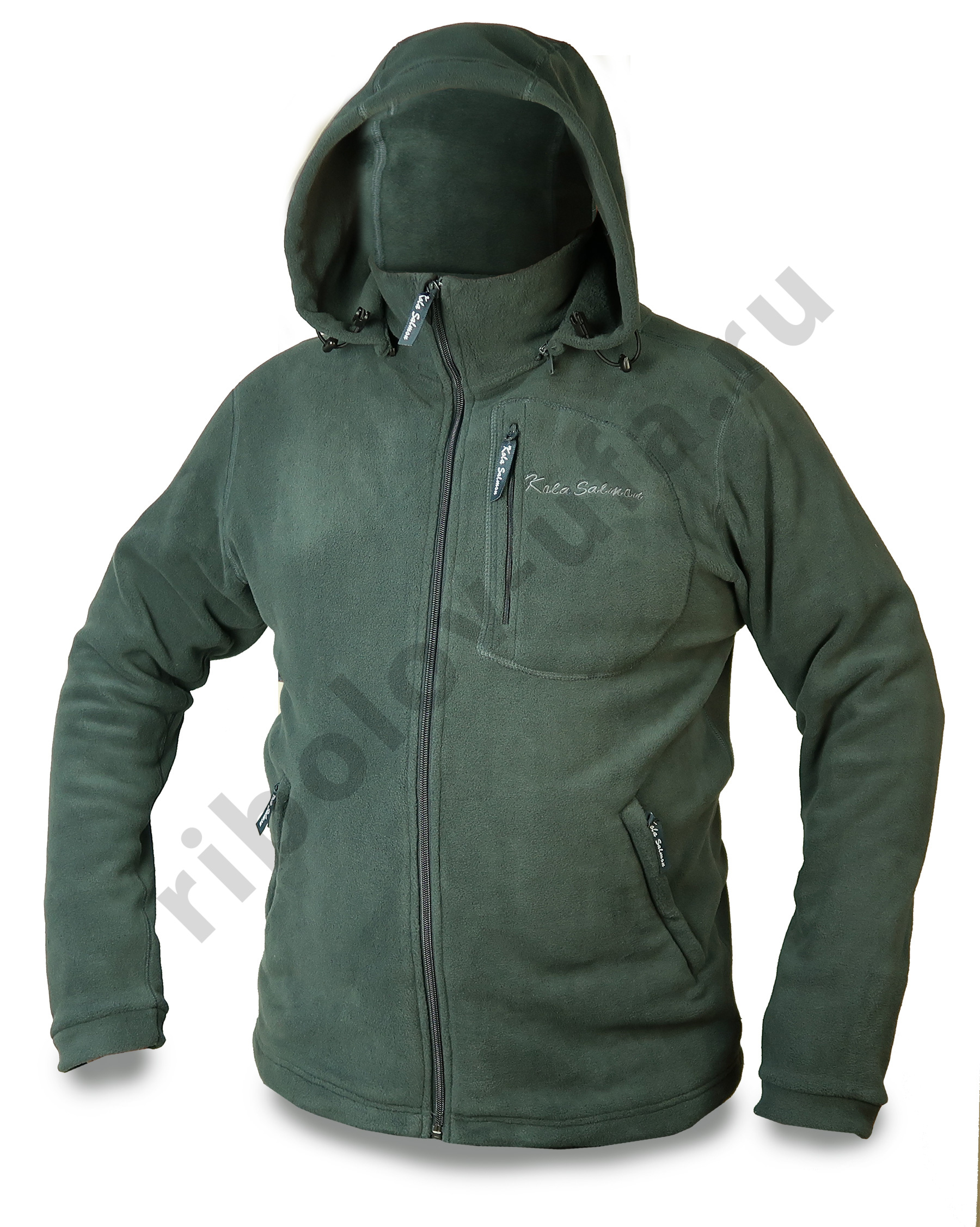 Куртка Kola Salmon Fleece Neoclassic на разъемной молнии с капюшоном цв.Charcoal L