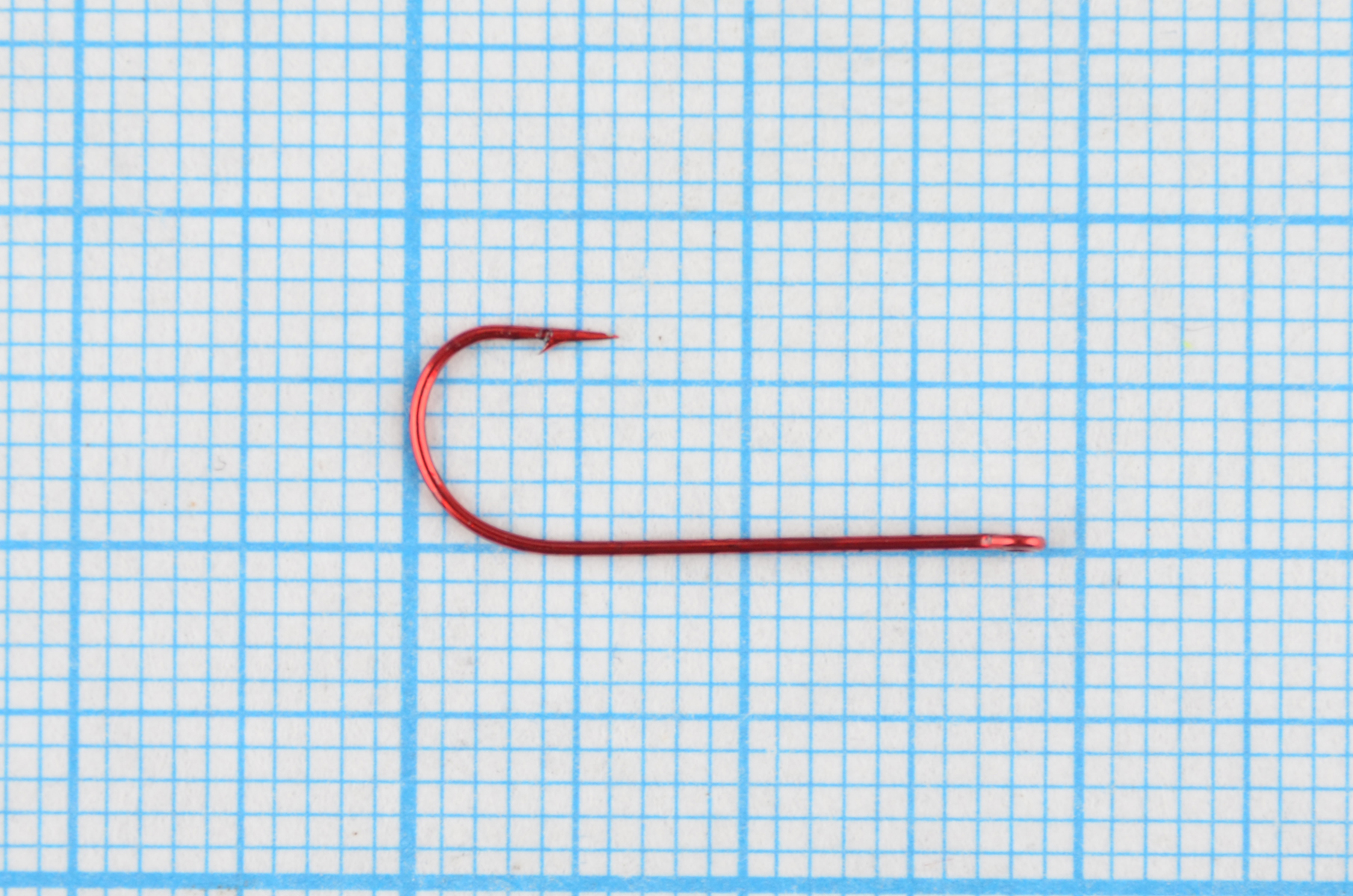 Одинарные крючки Catcher Round Red № 8