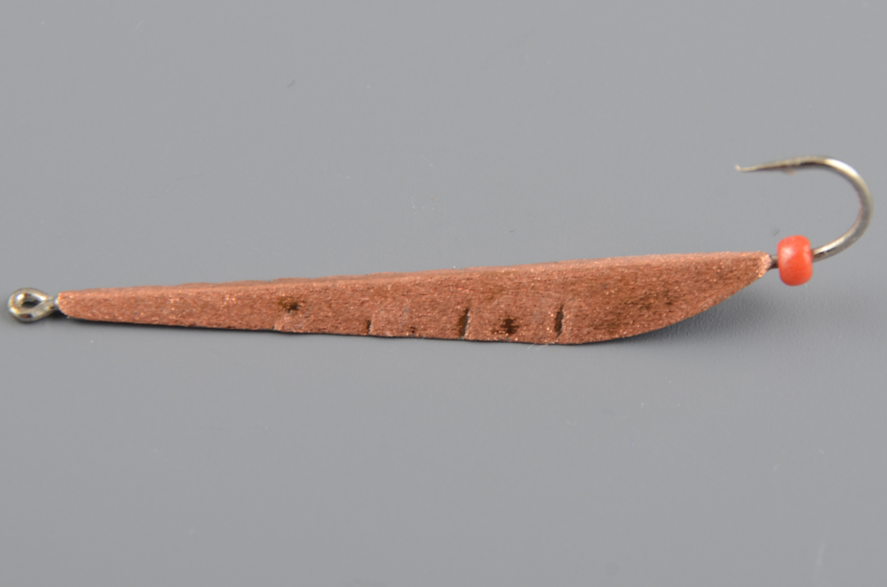 Блесна Курганская №30 с 1-м крючком, 35мм цв. медь