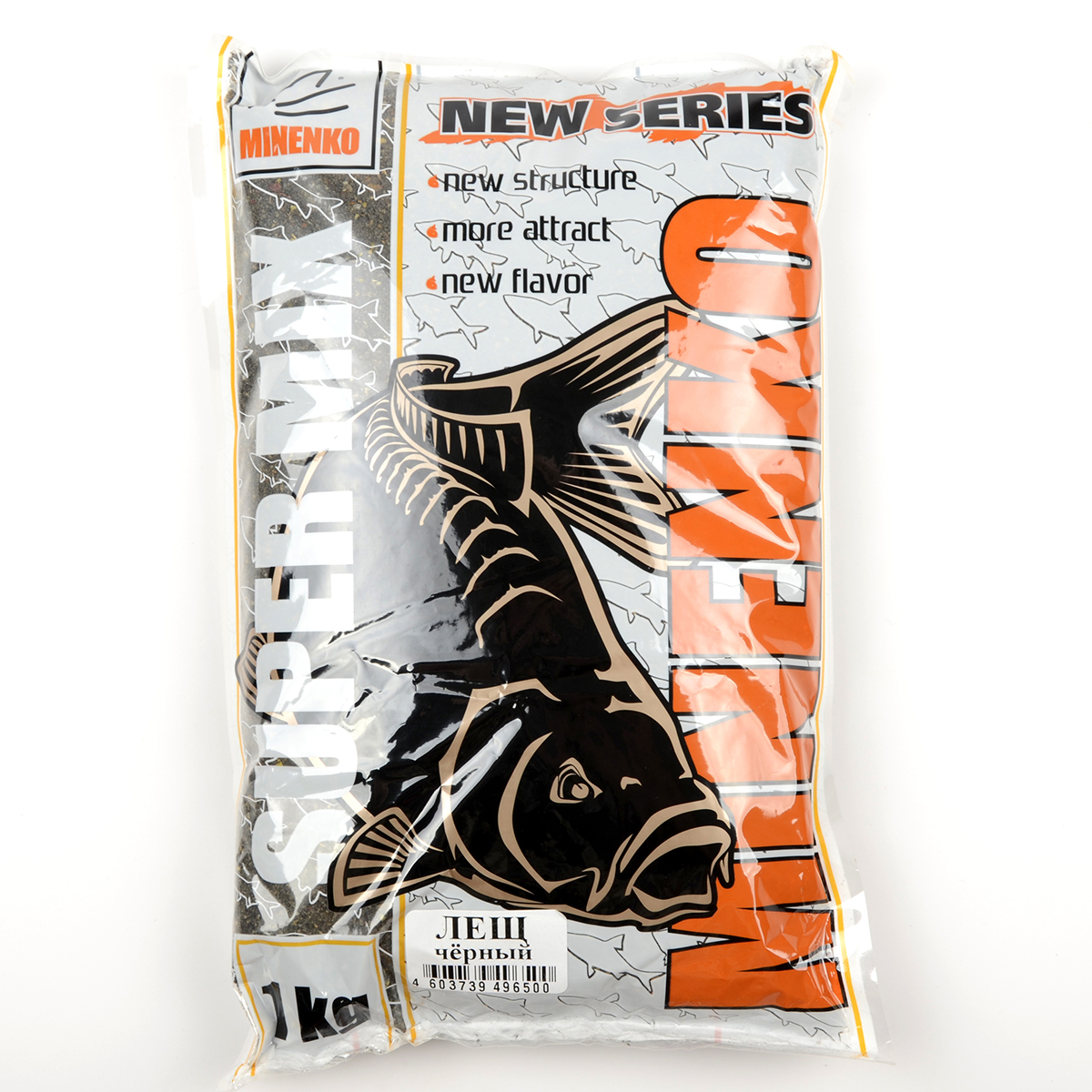 Прикормка Minenko Super Mix 1кг Лещ (черный)