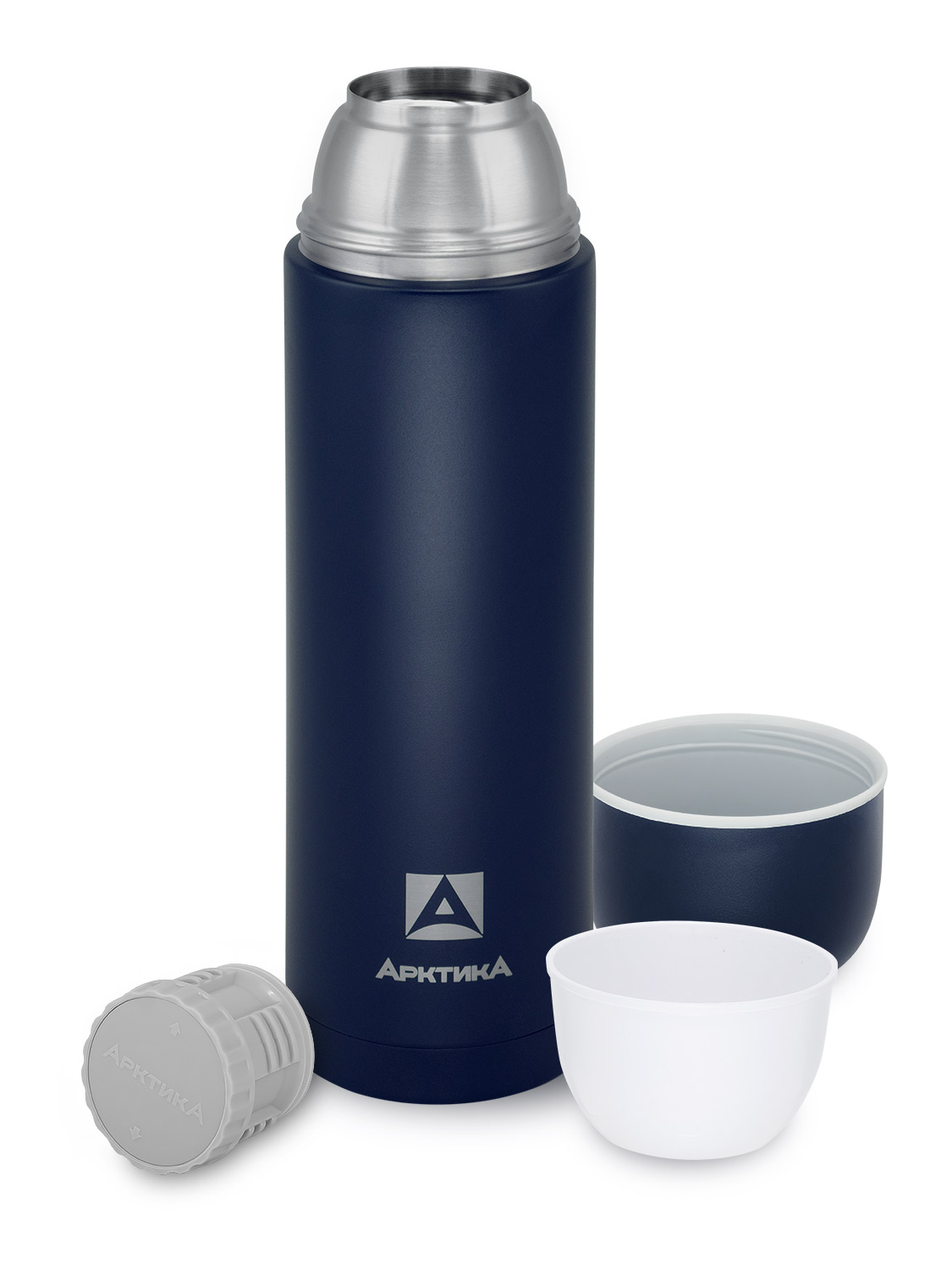 Термос Арктика 105-1200 питьевой 1,2л синий текстиль