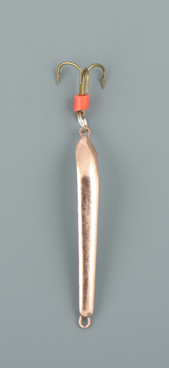 Блесна зимняя Пирс Гвоздик большой 2,1 гр, медь, с тройником