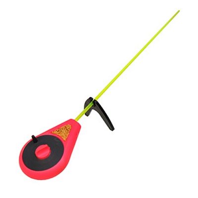 Удочка зимняя Три кита спортивная Балалайка (хлыст поликарб.) УС-2 цв.красная