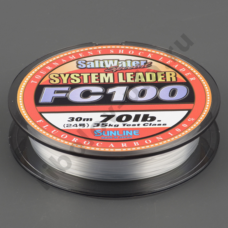Леска флюорокарбон Sunline System Leader FC100 HG Clear 30 м, 0.740 мм 60lb 30кг
