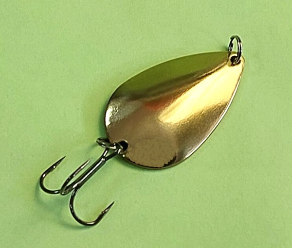 Блесна Нижегородская Ложка 15гр цв. золото-глянец