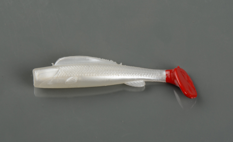 Силиконовая приманка Allvega Bite Fighter Float 8см  4.9гр. (4 шт) цвет solid pearl RT