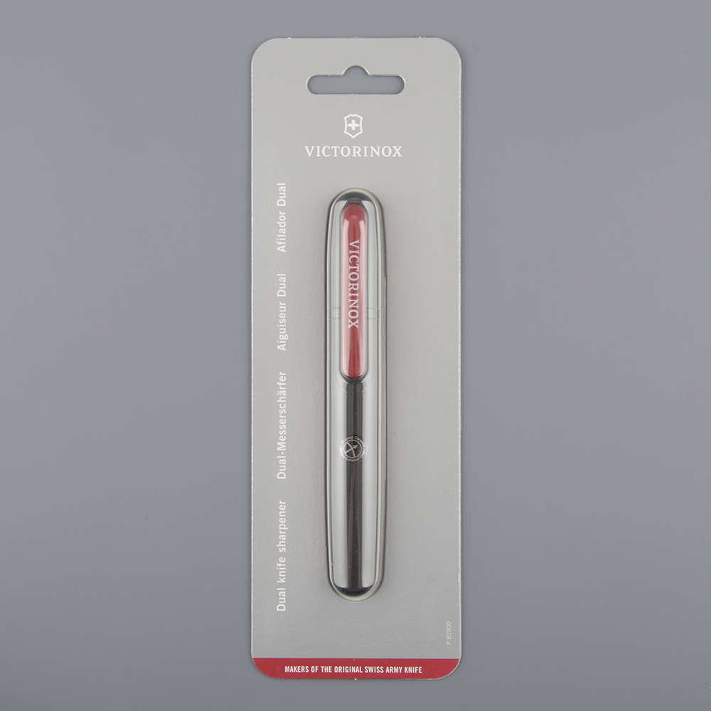 Точилка для пероч.ножей Victorinox Dual-Knife 140мм черный/красный