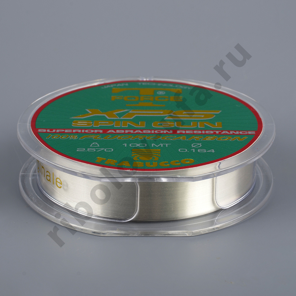 Леска Trabucco T-Force XPS Spin-Gun 100% 100 м, 0.220 мм, 4.410 кг