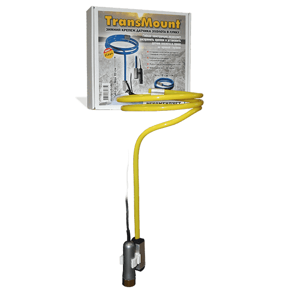 Крепеж датчика эхолота в лунку