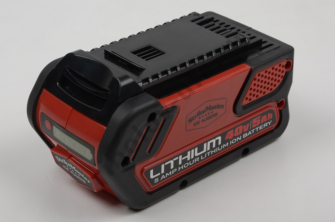 Электробур Strikemaster Lithium 40V, аккумулятор, зарядное устройство