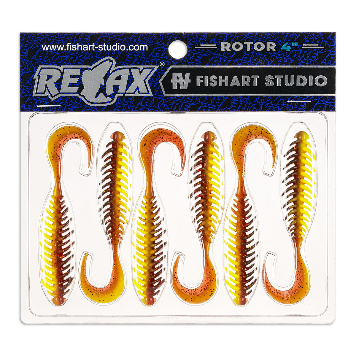 Силиконовая приманка Relax Rotor 4in 10см - TL421